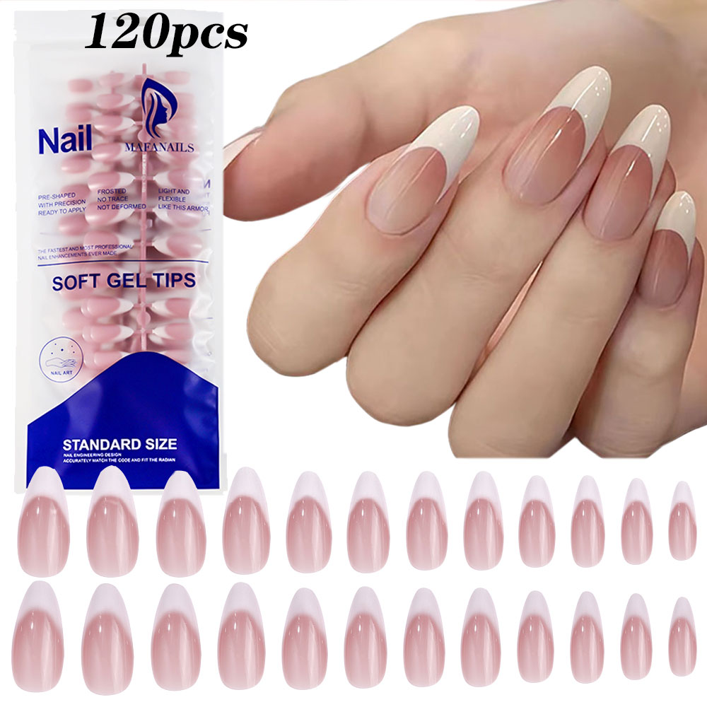 120 stks Roze Medium Amandel F - Nail Art Pink recensie en prijs