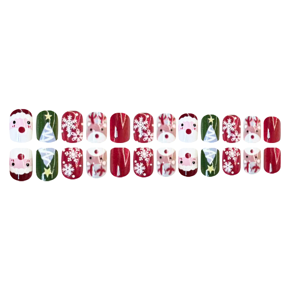 Kerst Press-on Nagels Kerstman - Nail Art Press On recensie en prijs