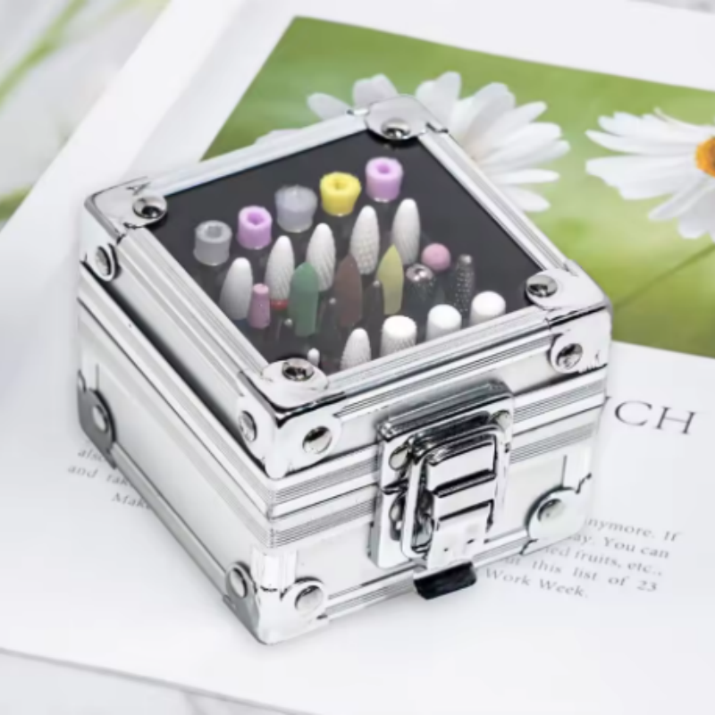 Nagelboorbits opbergdoos van a - Nail Drill Machine recensie en prijs