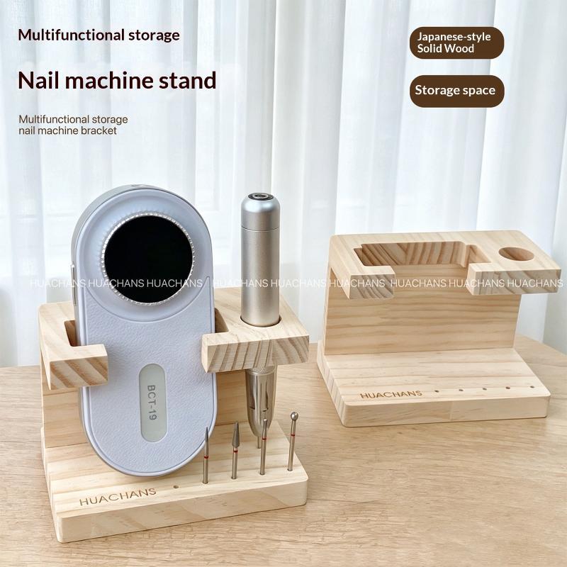 Draagbare houten houder voor n - Nail Drill Machine recensie en prijs