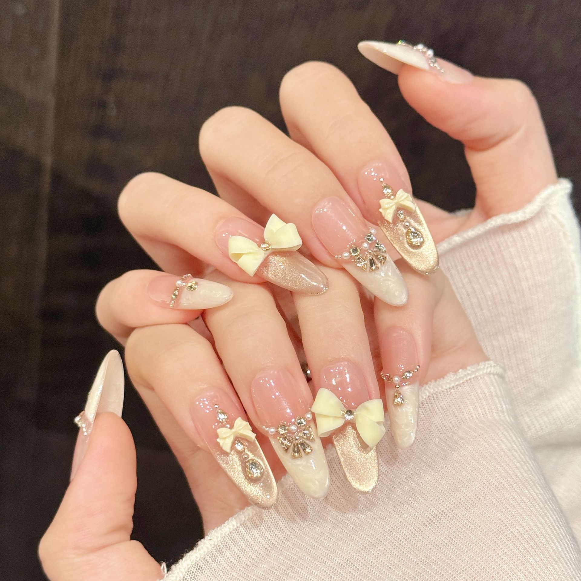 10 stuks handgemaakte pers op  - Nail Art Press On recensie en prijs