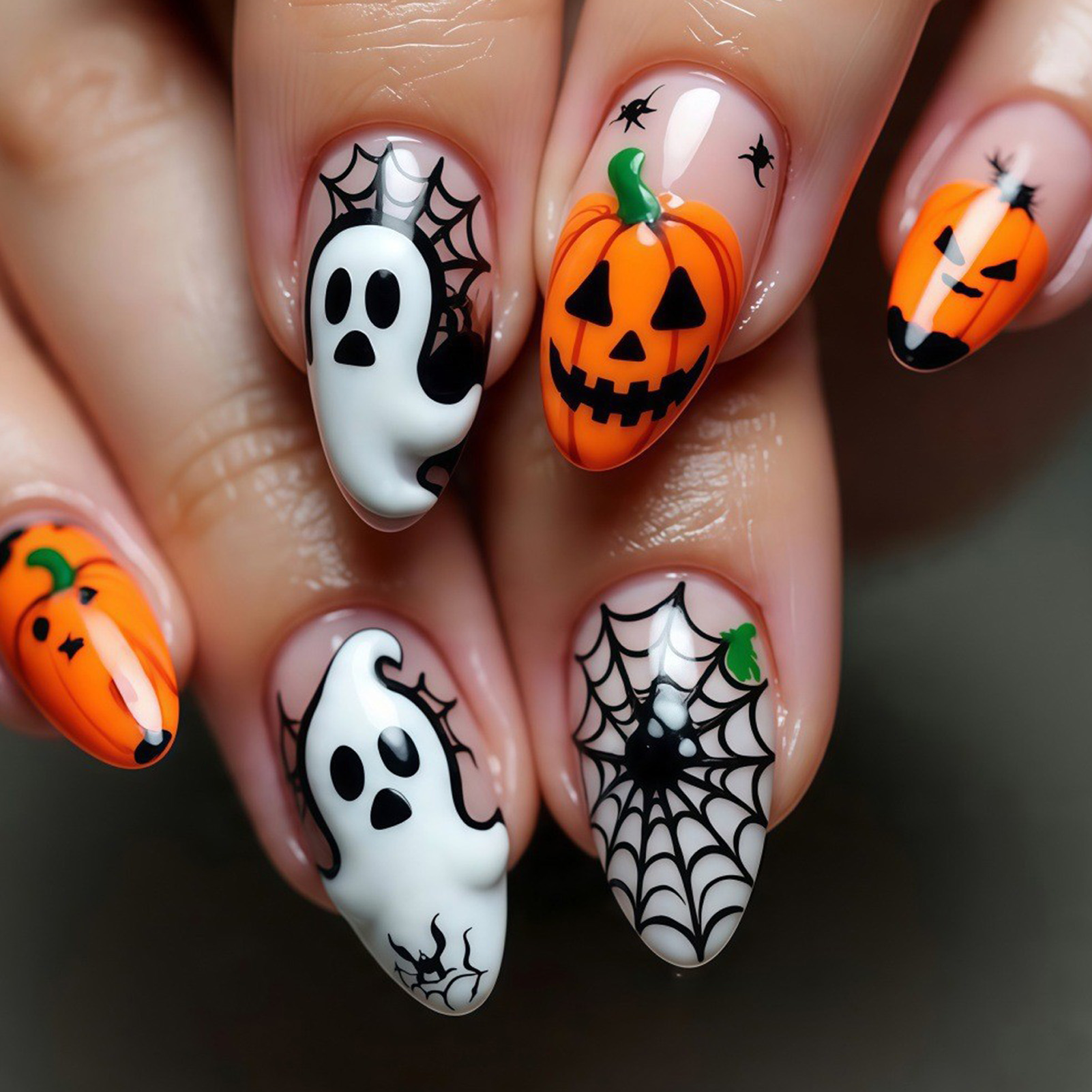 24 stuks Halloween Press-on na - Nail Art Press On recensie en prijs
