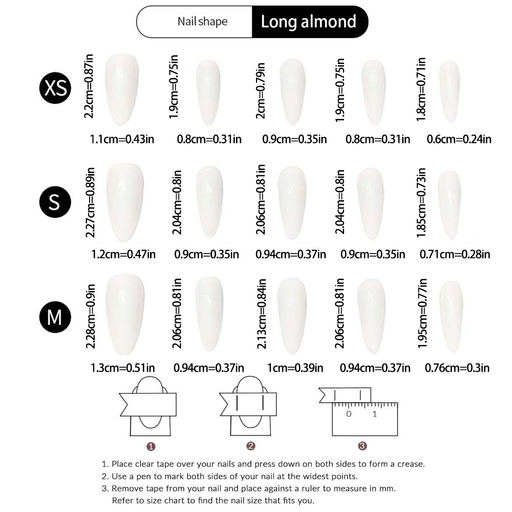 10 stuks originele, handgemaak - Nail Art Press On recensie en prijs