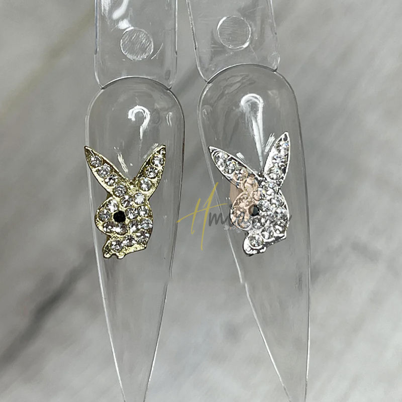 3D Konijnenkoppen Nagelcharms  - Nail Art Valentines Day recensie en prijs