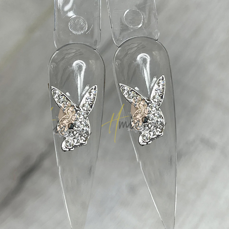 3D Konijnenkoppen Nagelcharms  - Nail Art Valentines Day recensie en prijs