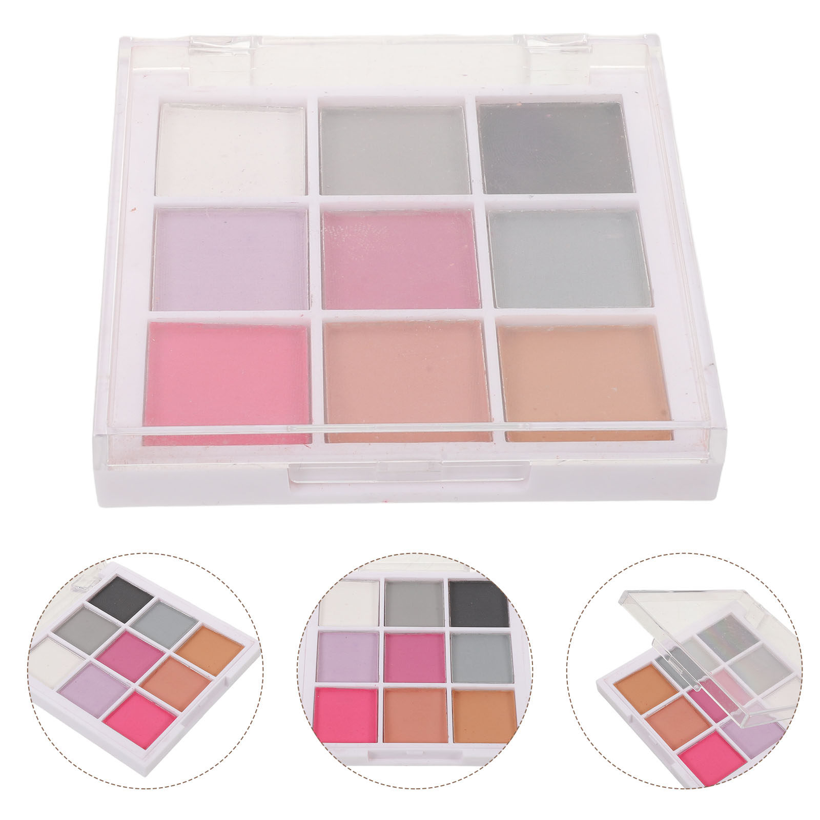 Palet met effen nagelpigmentpo - Nail Art Ombre recensie en prijs