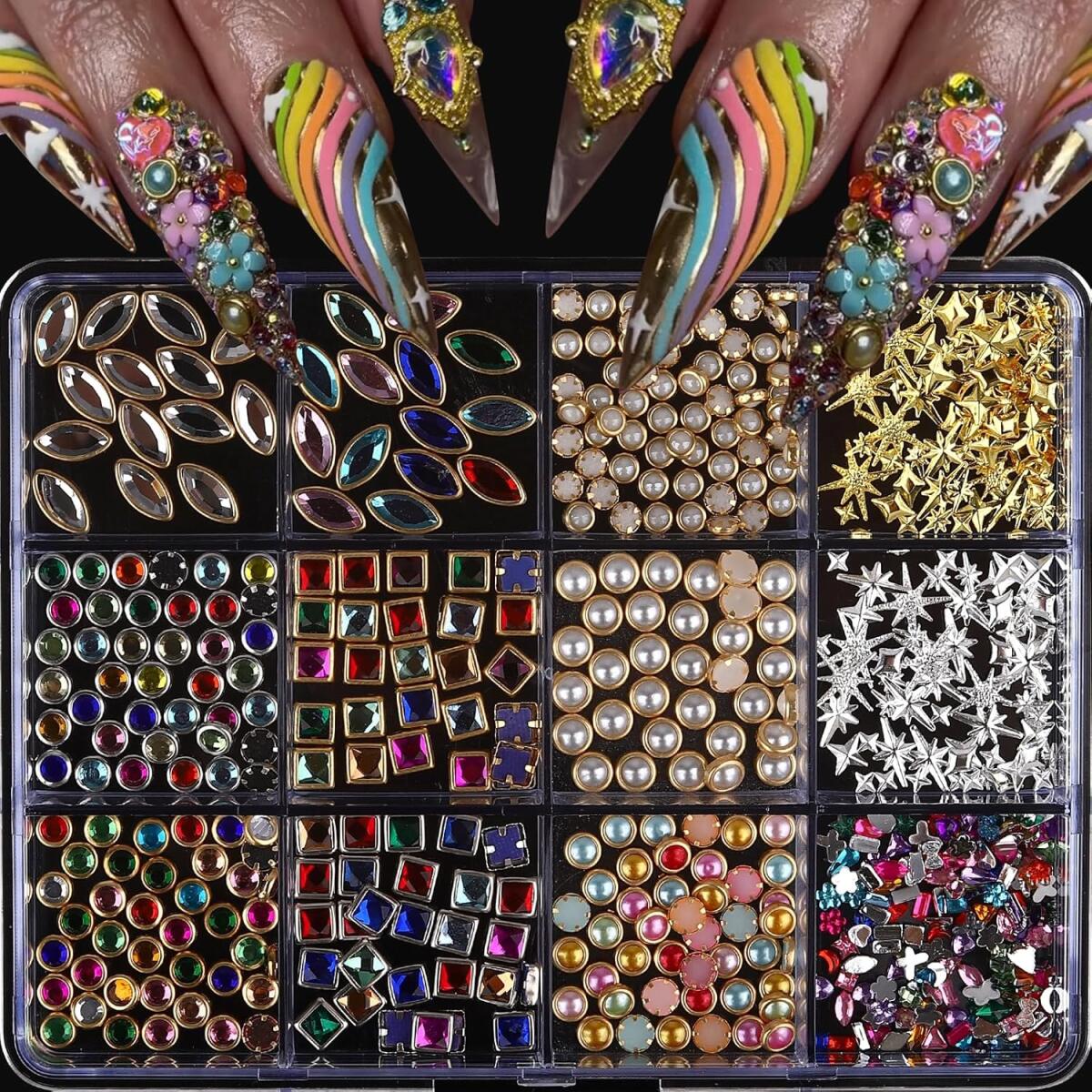 1 Box Licht Luxe Glanzende Nag - Nail Art Valentines Day recensie en prijs