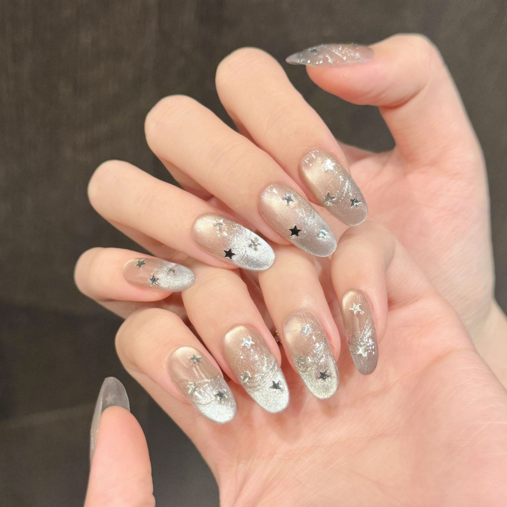 10st Cat's Eye Handgemaakte ne - Nail Art Pink recensie en prijs
