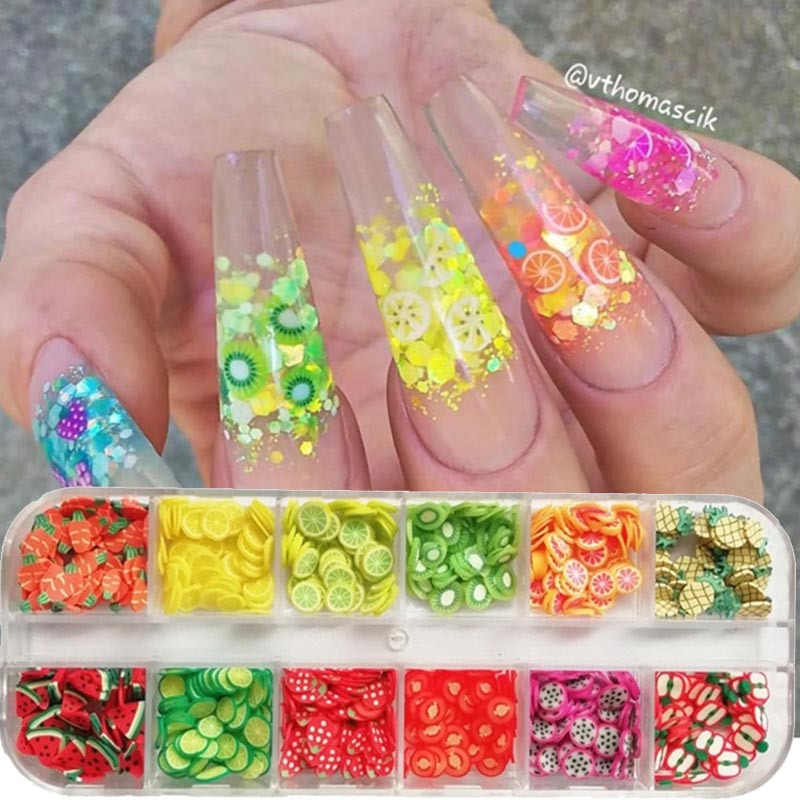 1000st-240st nagelfruitplakken - Nail Art Valentines Day recensie en prijs